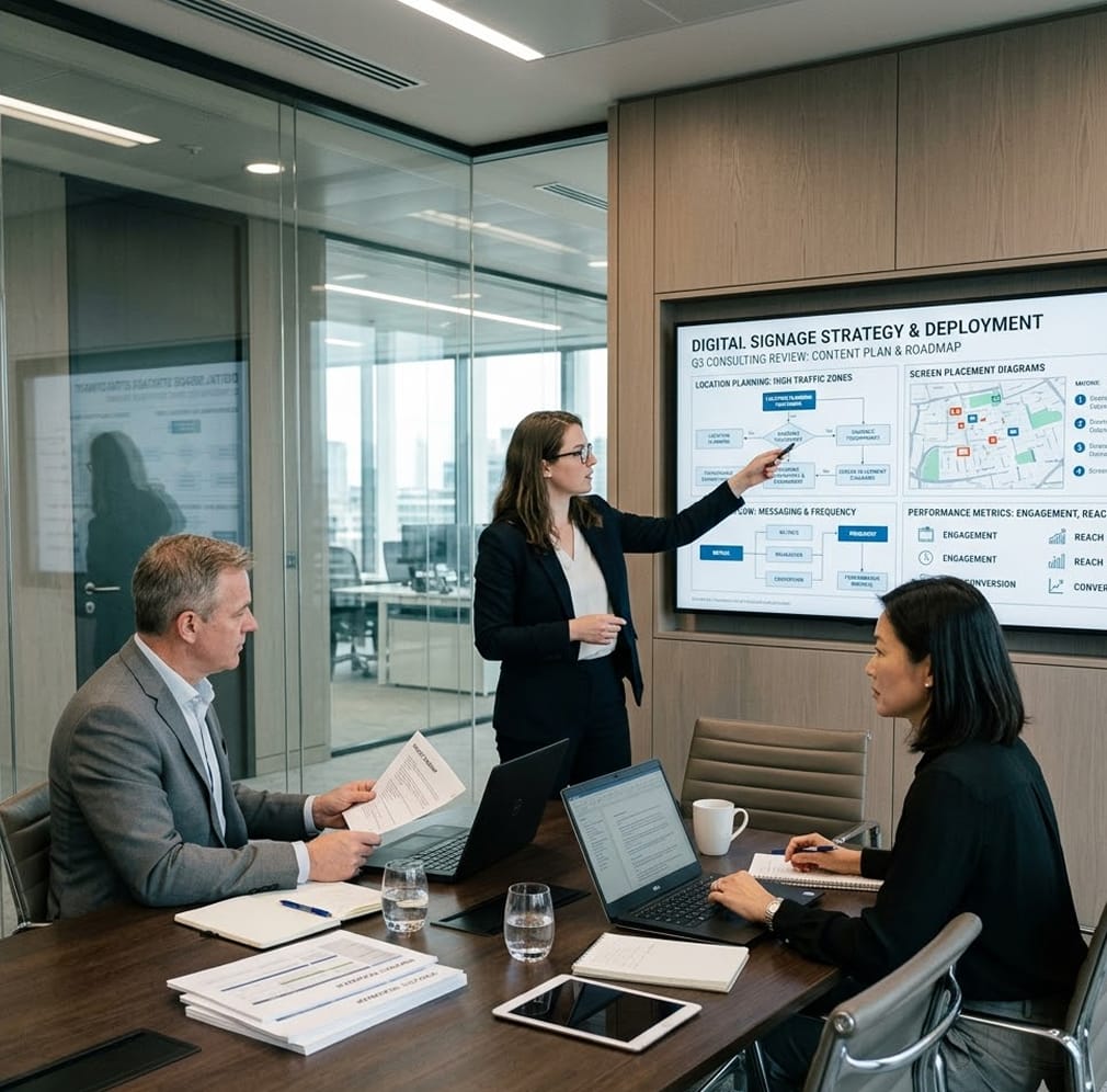 Digital signage consulting