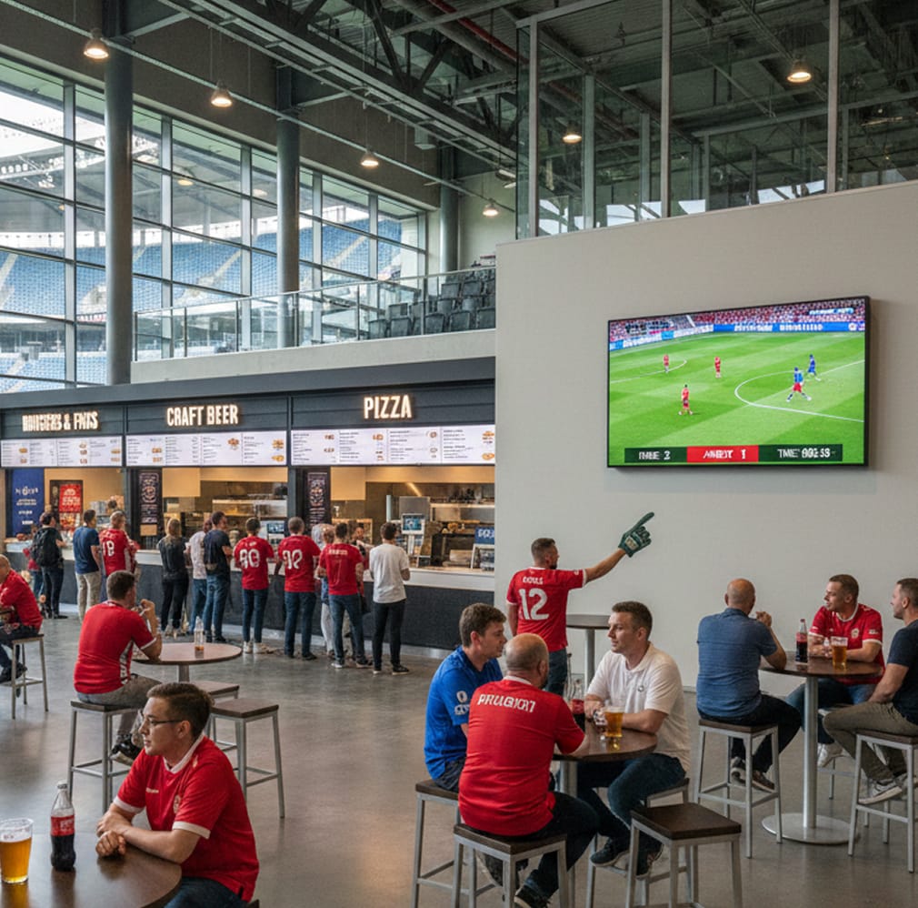 Stadium digital signage
