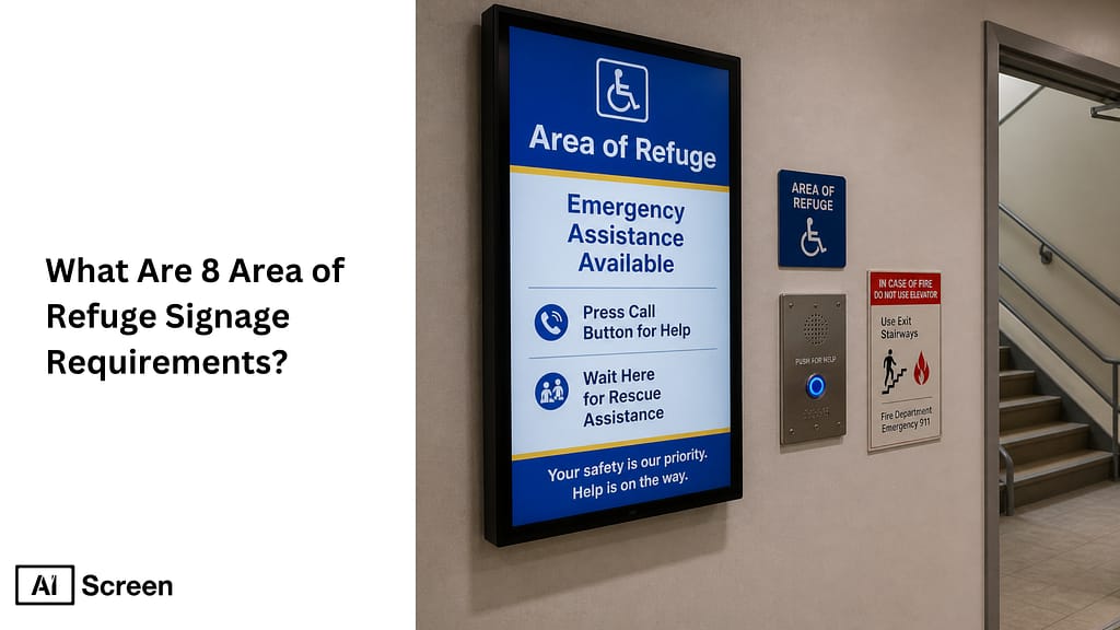 Aor Signage What Are 8 Area of Refuge Signage Requirements?