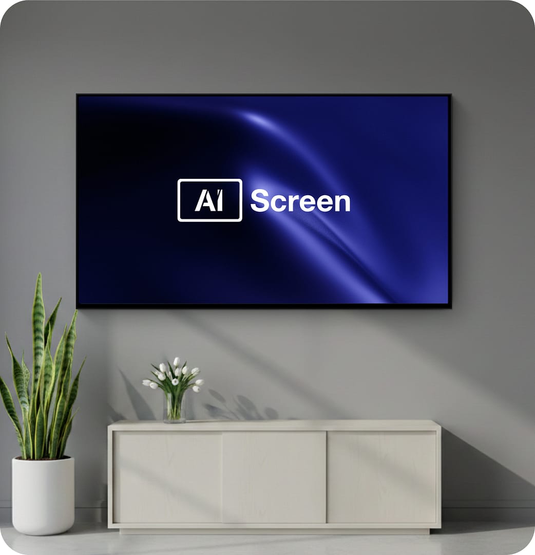 Single screen digital signage
