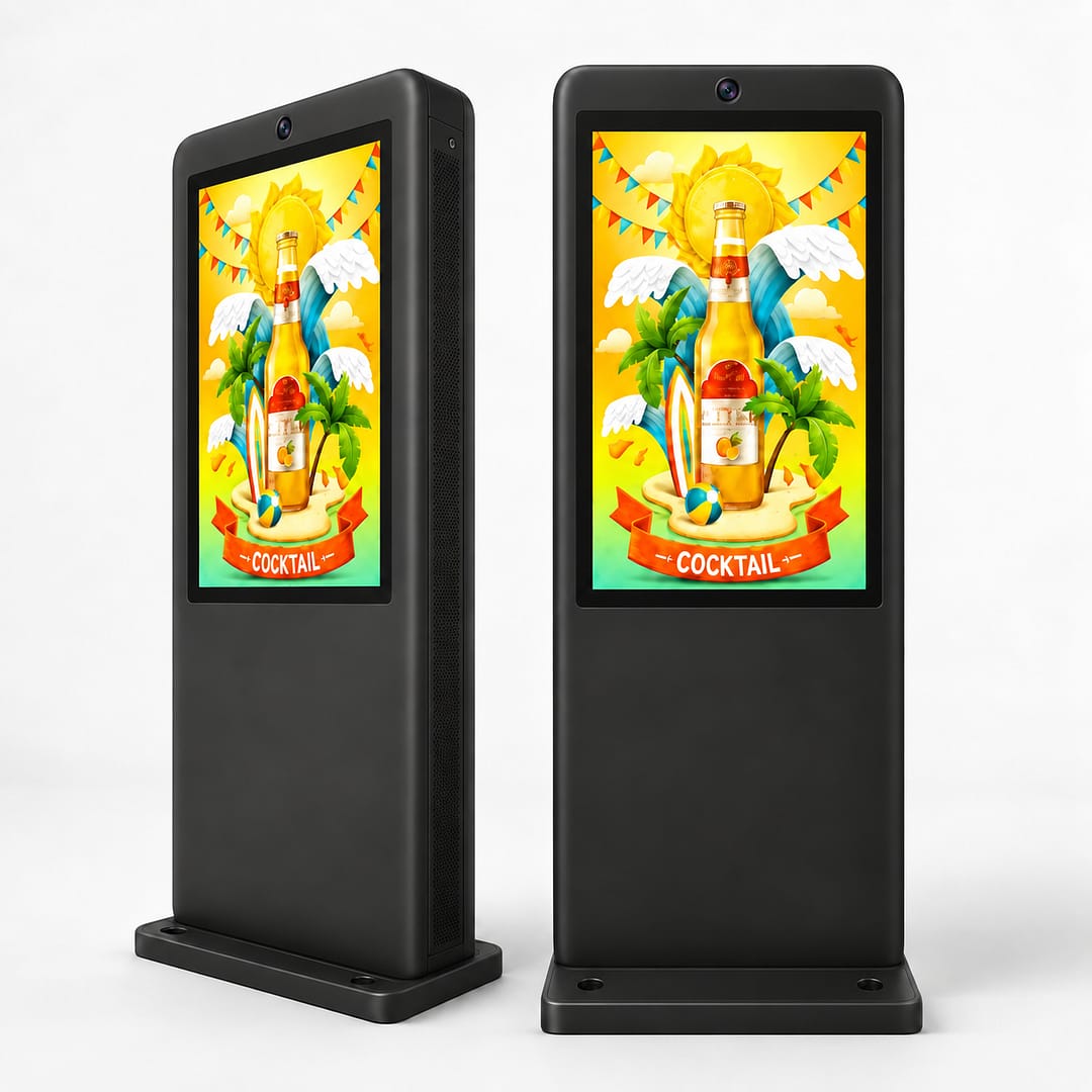 Outdoor Freestanding Advertising Kiosk 1 Outdoor Freestanding Advertising Kiosk