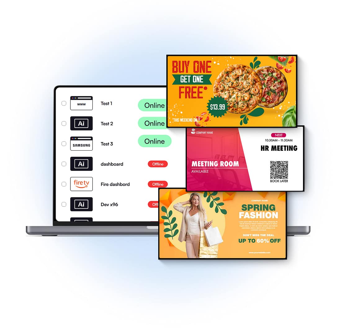 Turnkey digital signage solutions