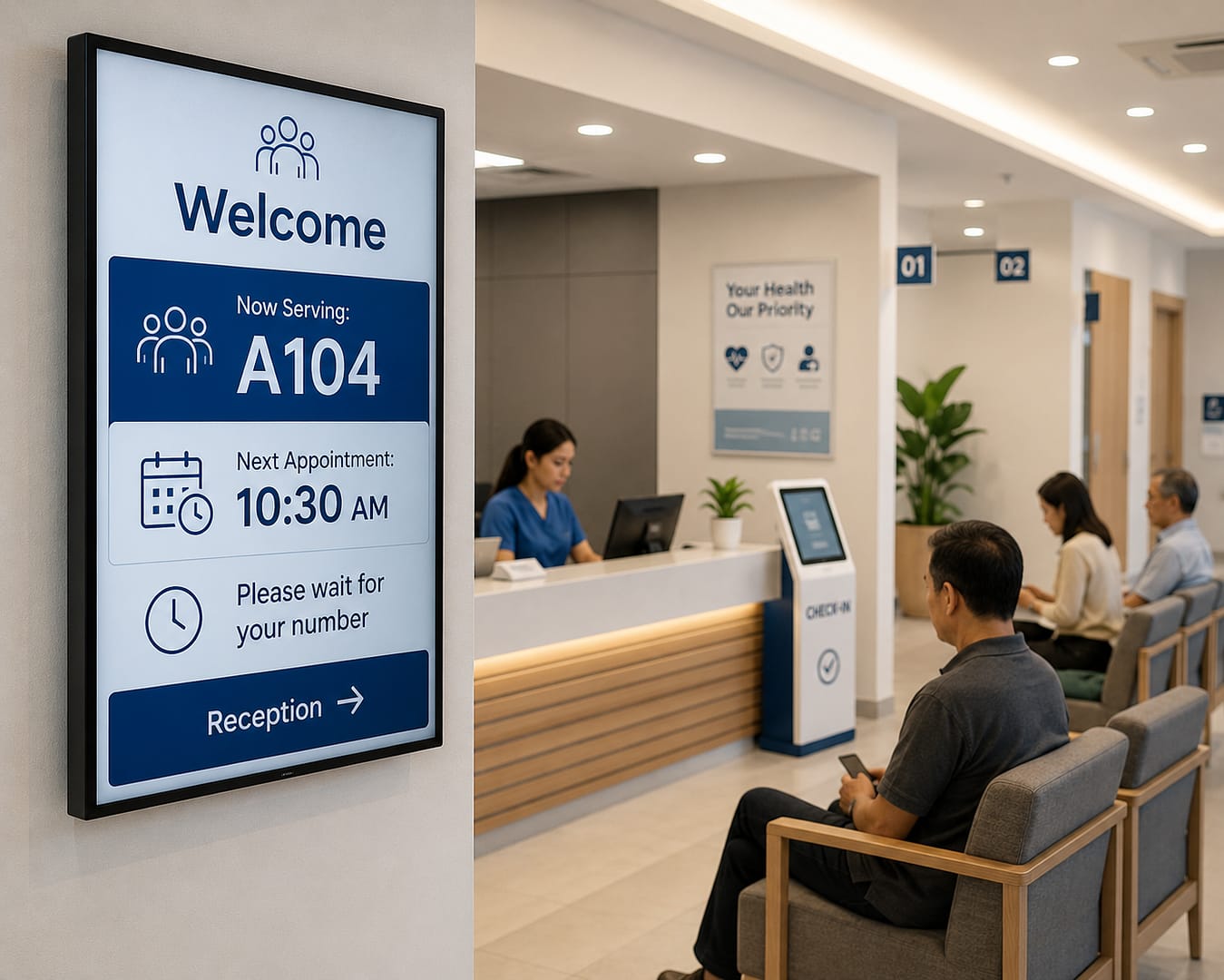 How to Set Up a Digital Welcome Sign Display?