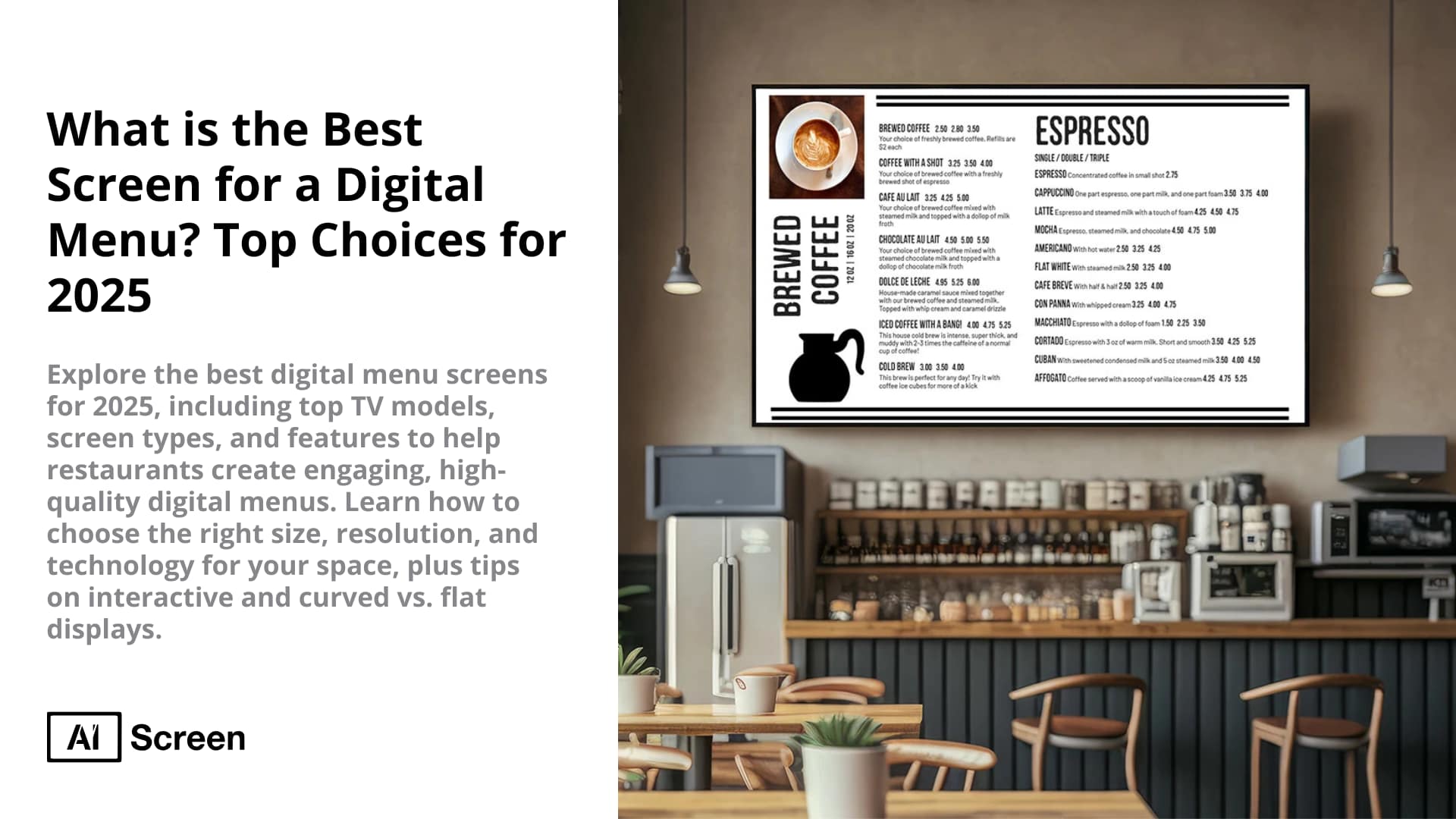 What Are the 5 Best Digital Menu Screens? Top Choices for 2025