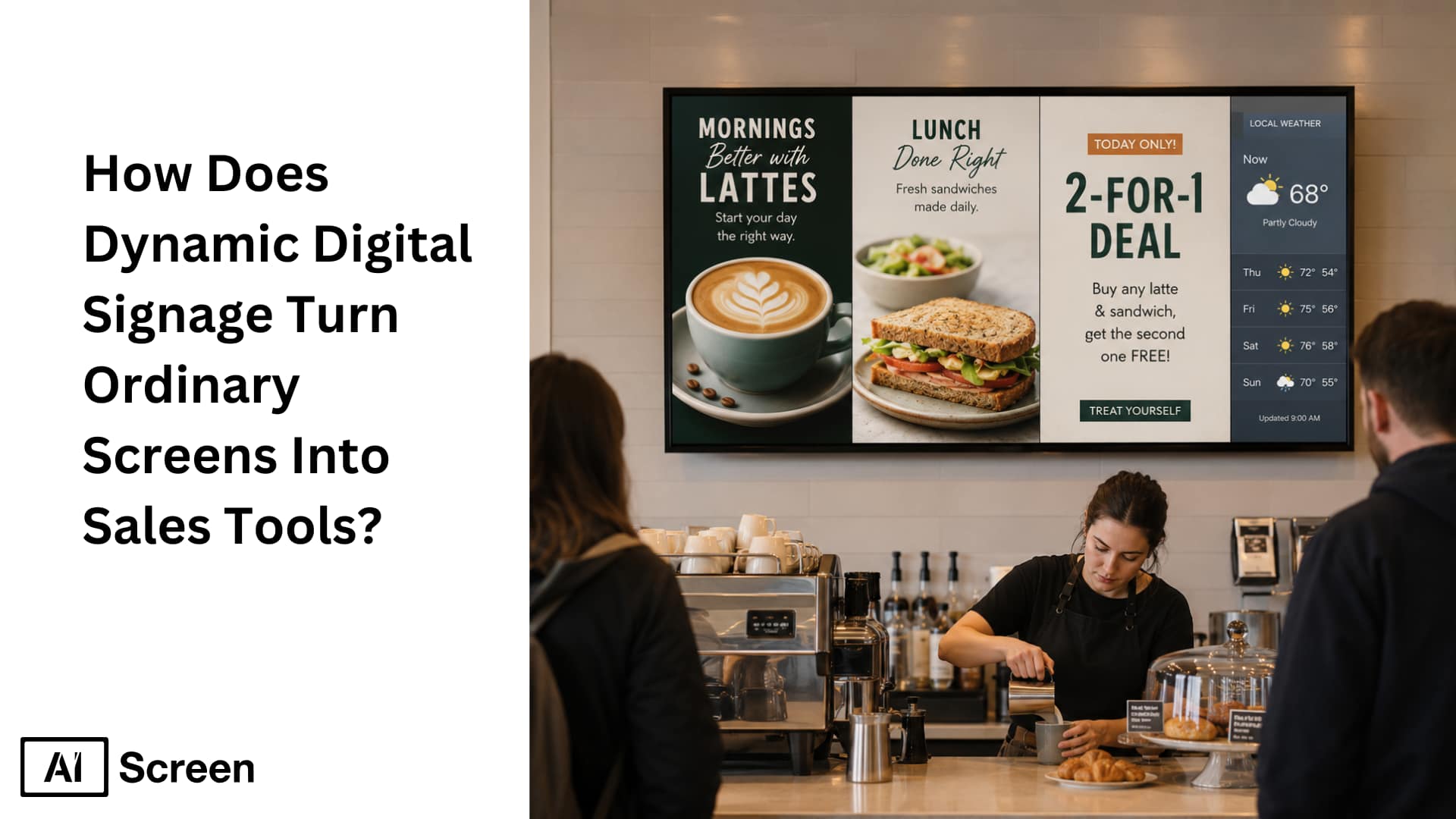 How Does Dynamic Digital Signage Turn Ordinary Screens Into Sales Tools?