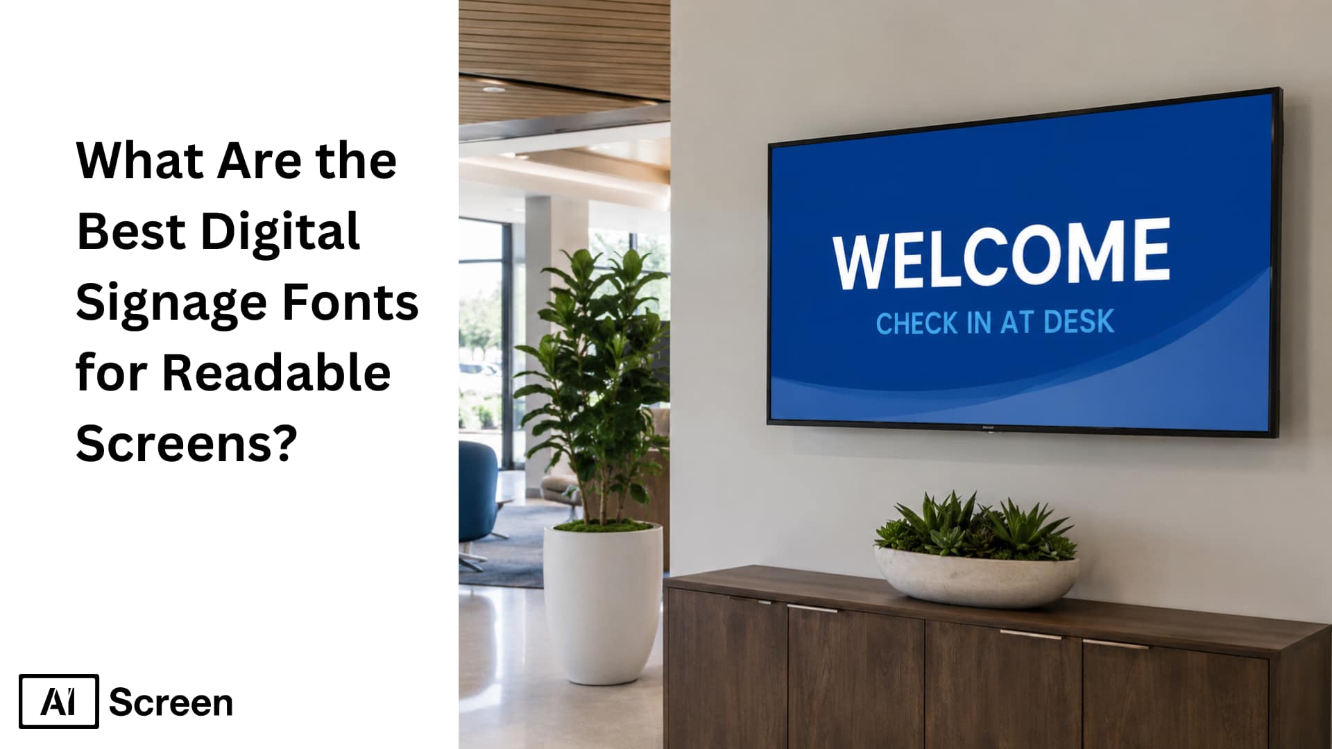 What Are the Best Digital Signage Fonts for Readable Screens?
