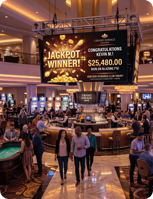 Digital Signage for Casinos