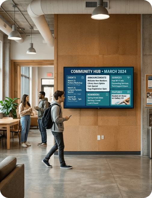 Digital bulletin boards