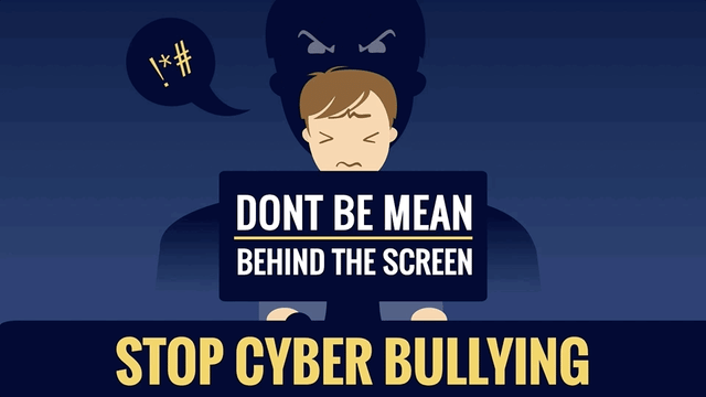 Creative Ideas for Mental Health Awareness Month 13 Cyberbullying Digital Signage Template encourage employees