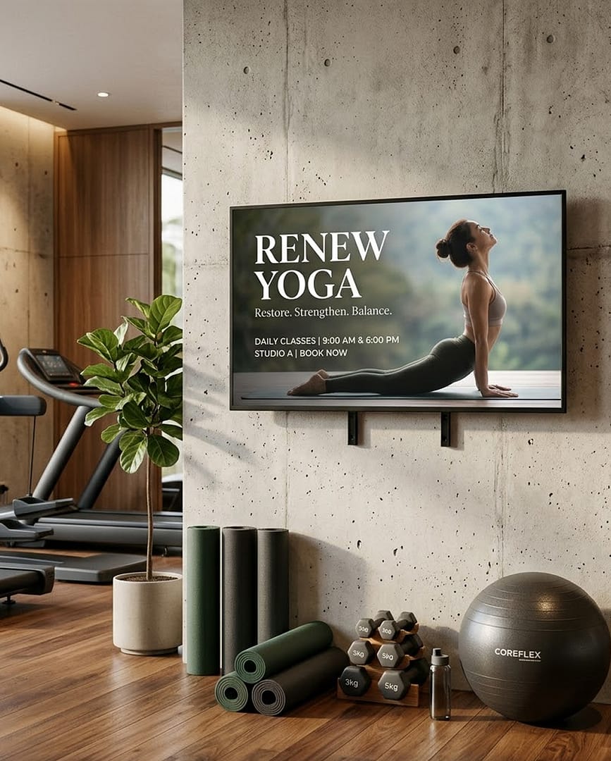 Digital Signage for Fitness