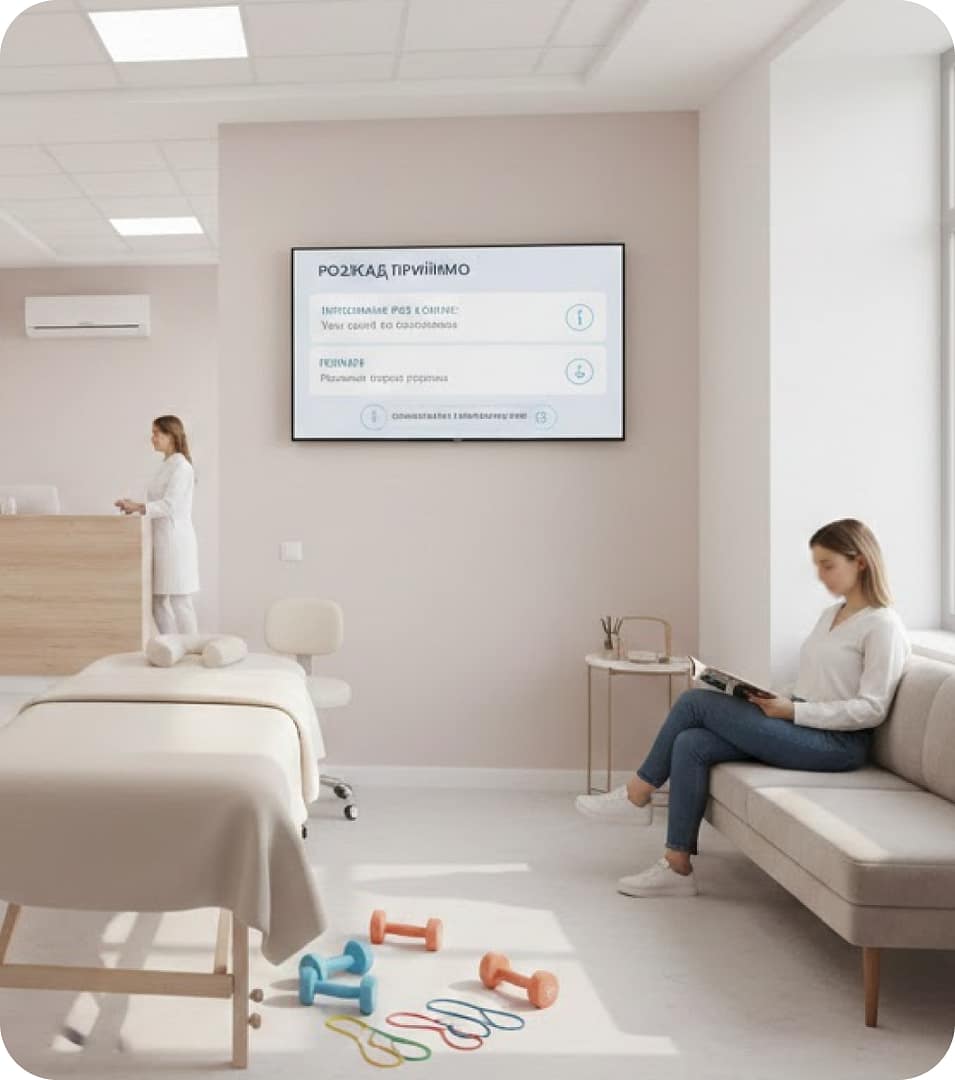 Physio digital signage