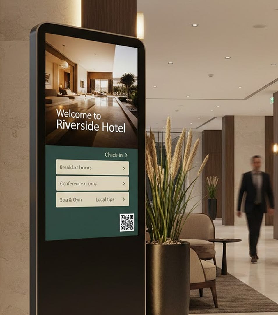 Hotel digital signage