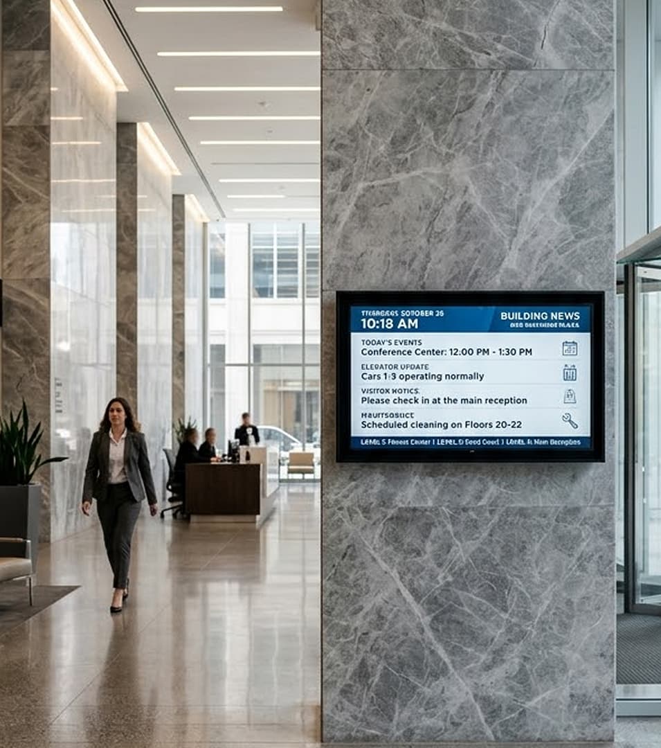 Digital Lobby Signage