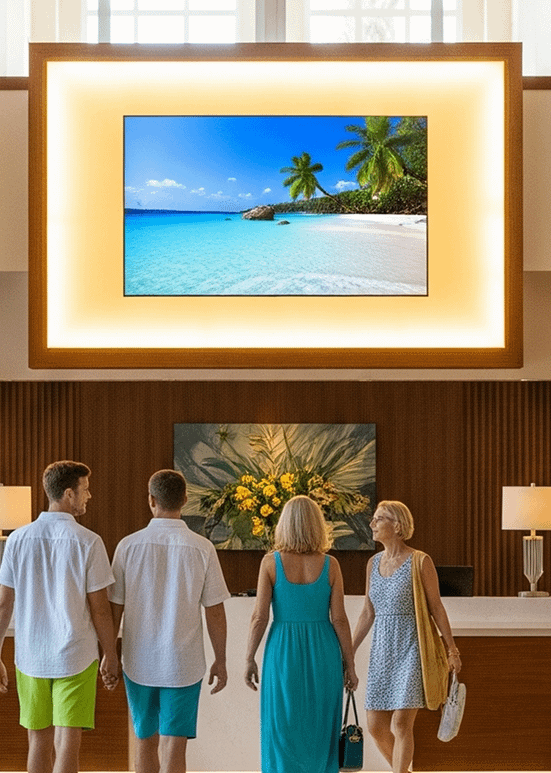 Digital signage for hospitality