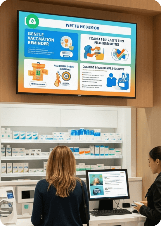 Digital Signage for Pharmacy