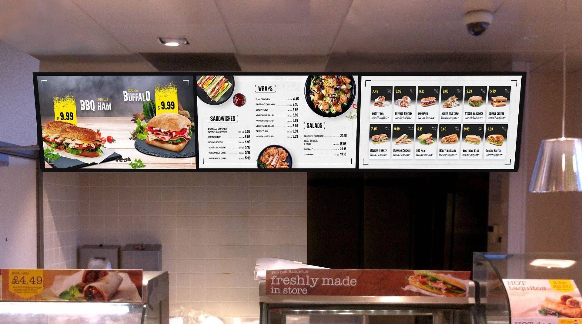 Subway Menu Process How to Set Up Subway Digital Menu Boards? In 6 Steps