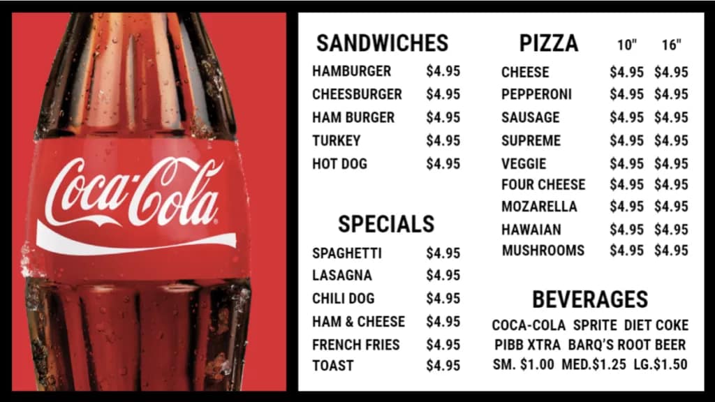 5 Best Vintage CocaCola Menu Boards of 2023 AIScreen