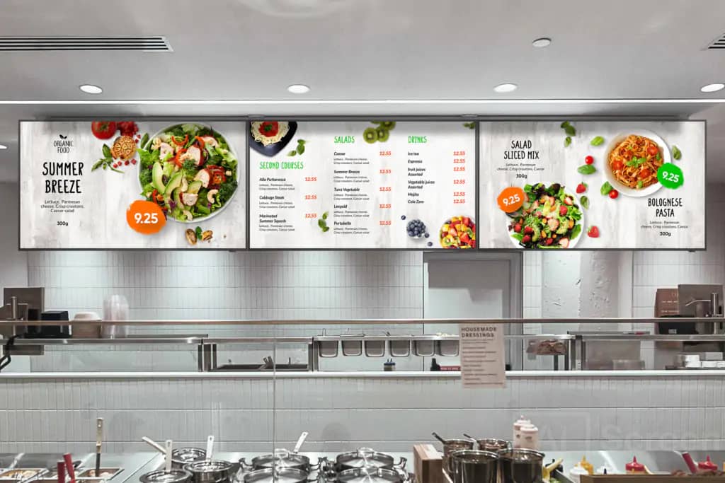 how much do digital menu signs cost
