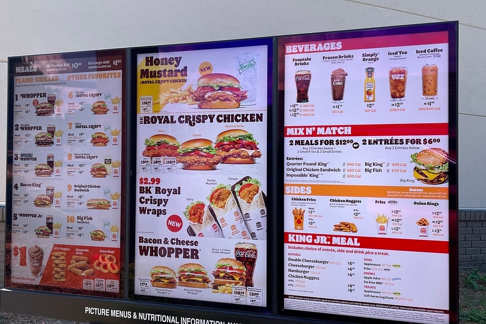 Burger King Lunch Menu With Prices: Complete Guide & Best Deals