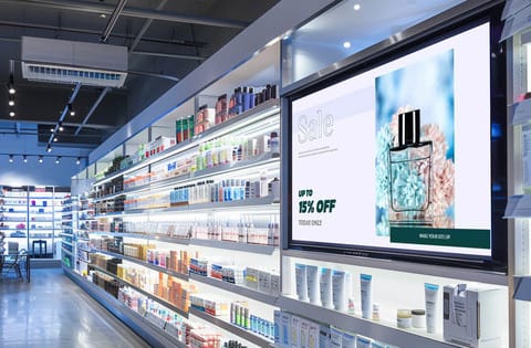 Retail Digital Shelf Displays 2 - Copyright © 2025 AIScreen Inc. All rights reserved.