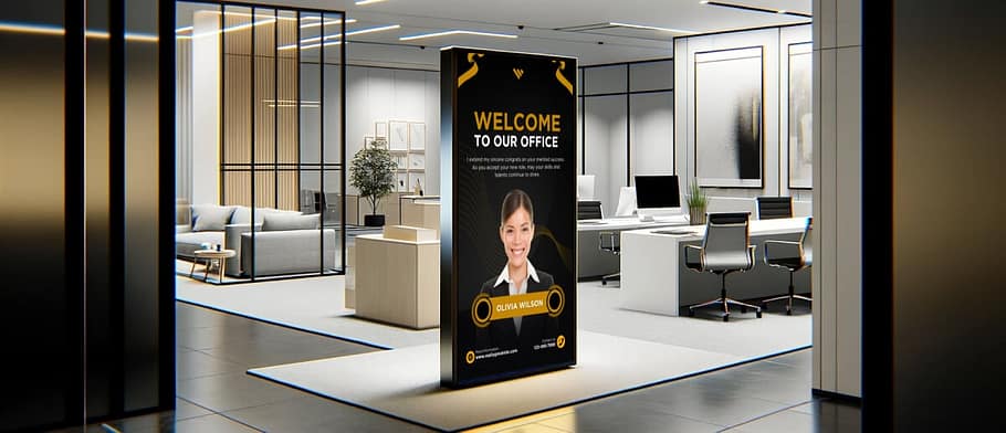 Visitor Welcome Screen