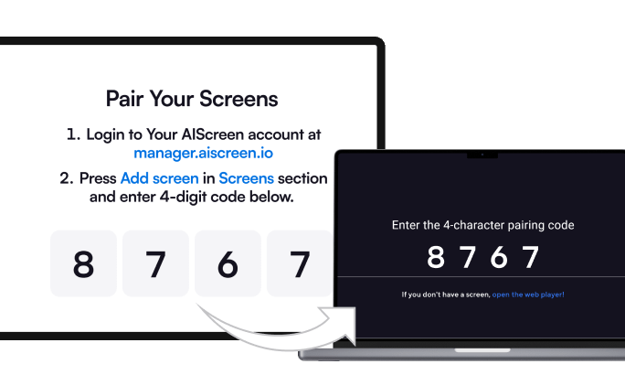 Connect screens light 1 1 - Copyright © 2025 AIScreen Inc. All rights reserved.