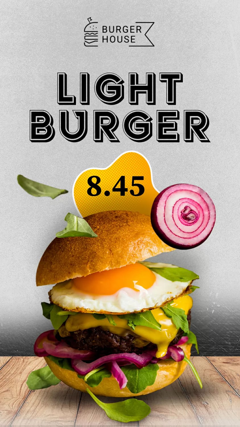 Burger Promotion V Light