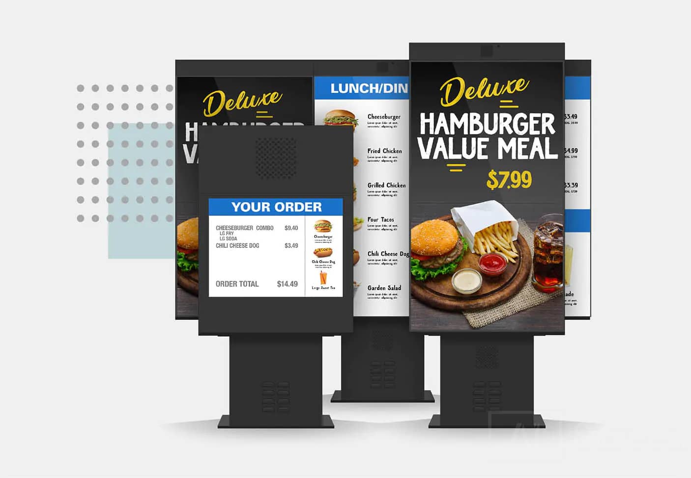 digital drive thru menu displays increase sales and order efficiency