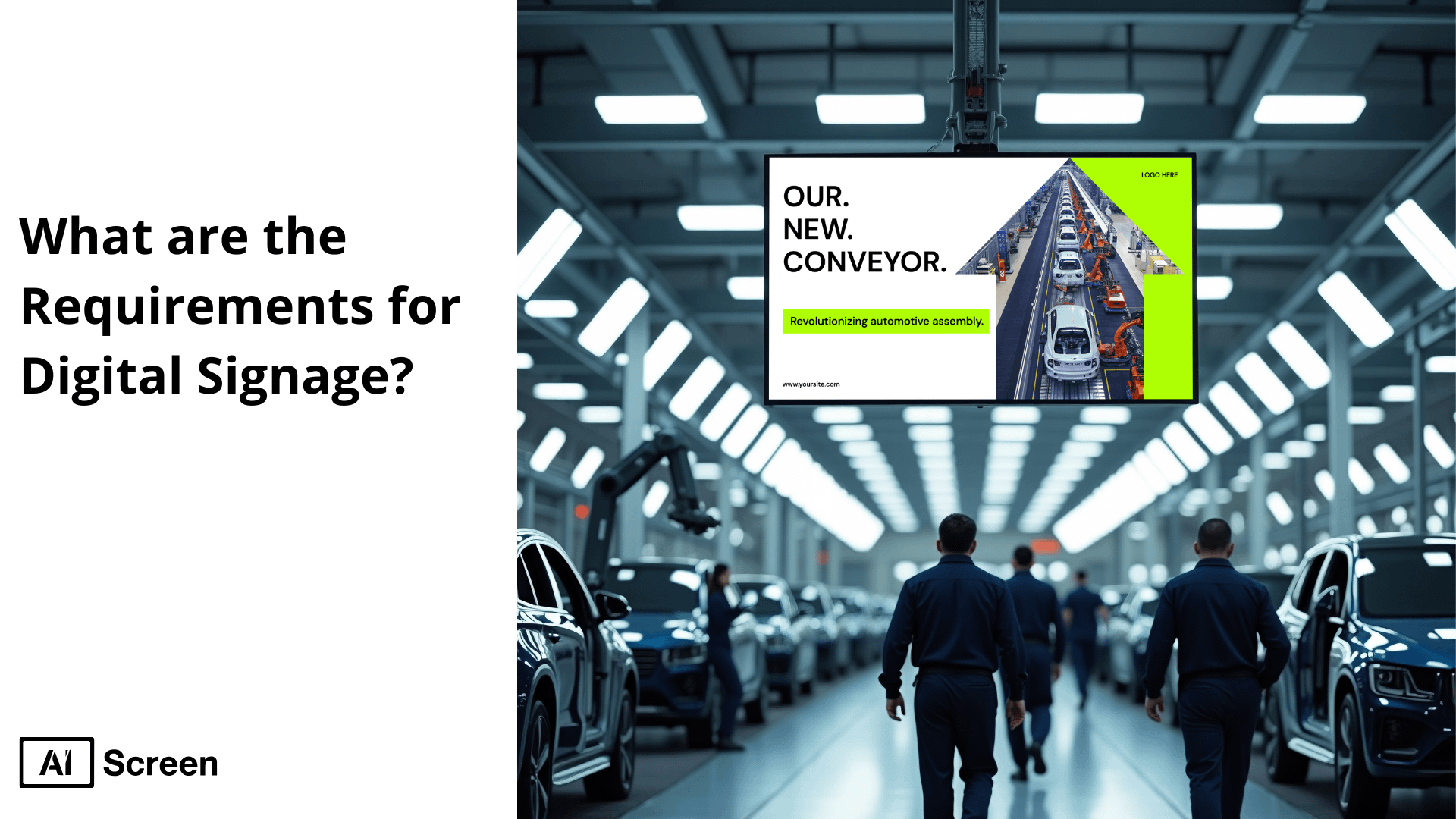 What are the Requirements for Digital Signage? 1 what are the requirements for digital signage?